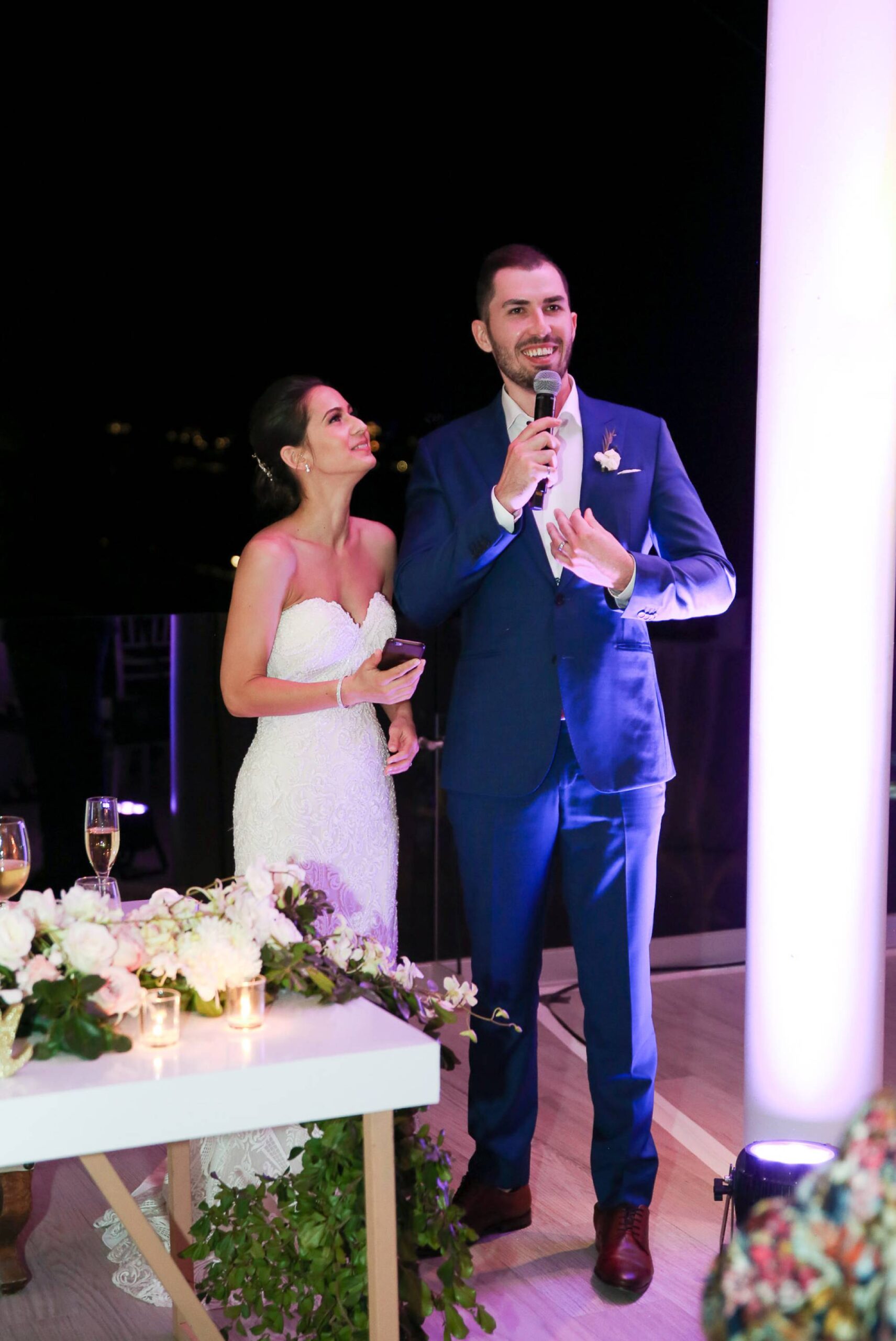 Bride and groom speech