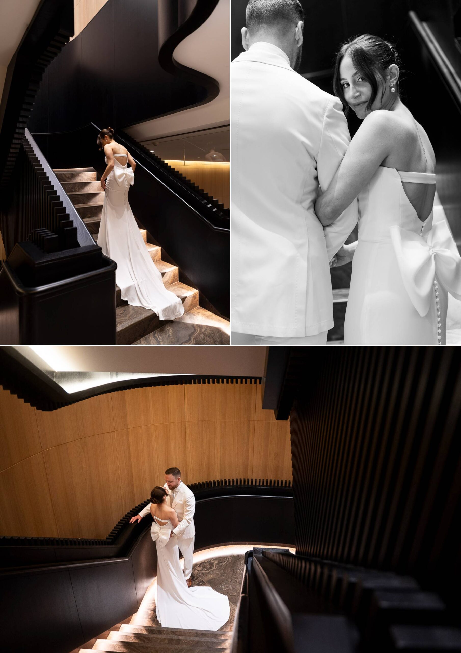 Staircase, Toronto Jewish Wedding, Zsuzsi Pal Photography, Park Hyatt