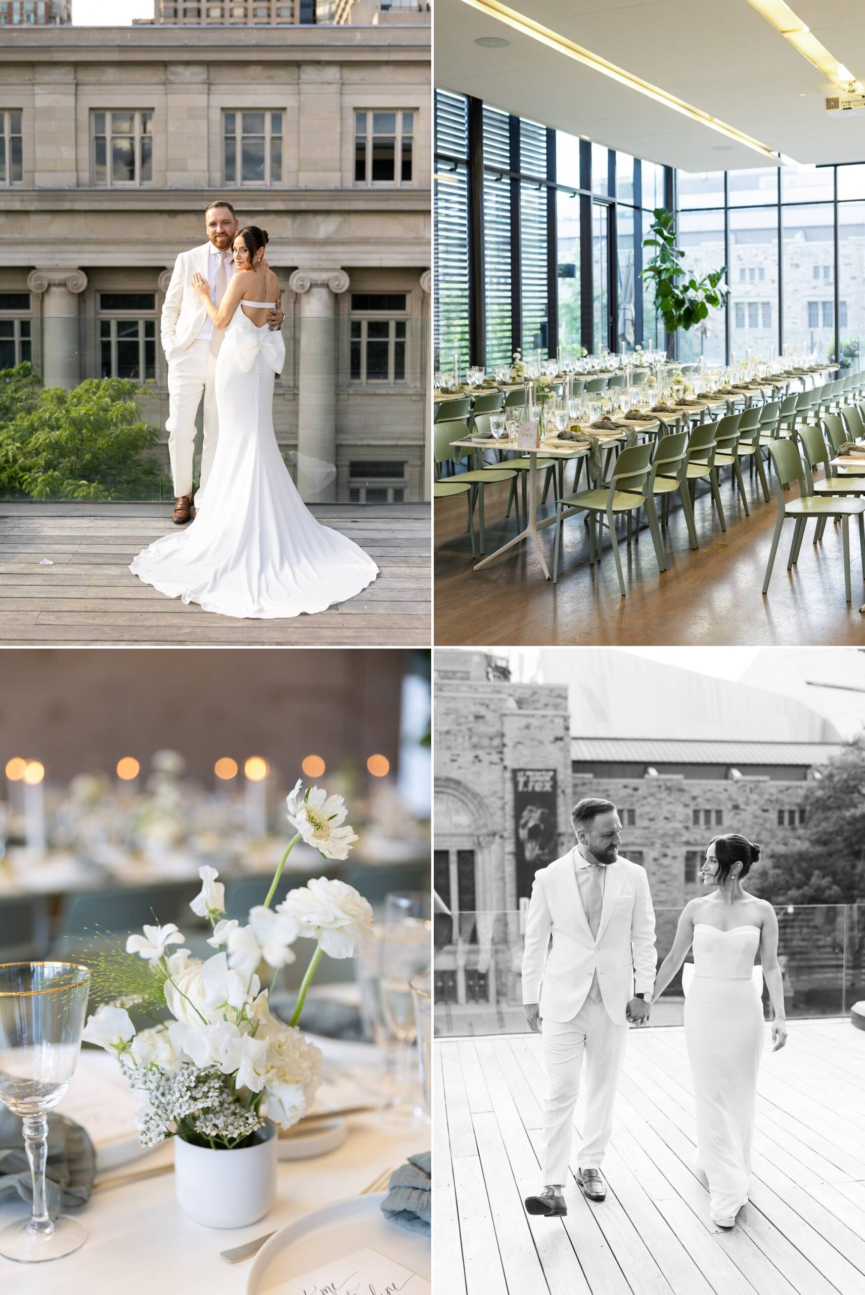 Reception Decor, Balcony Portraits of Bride and Groom