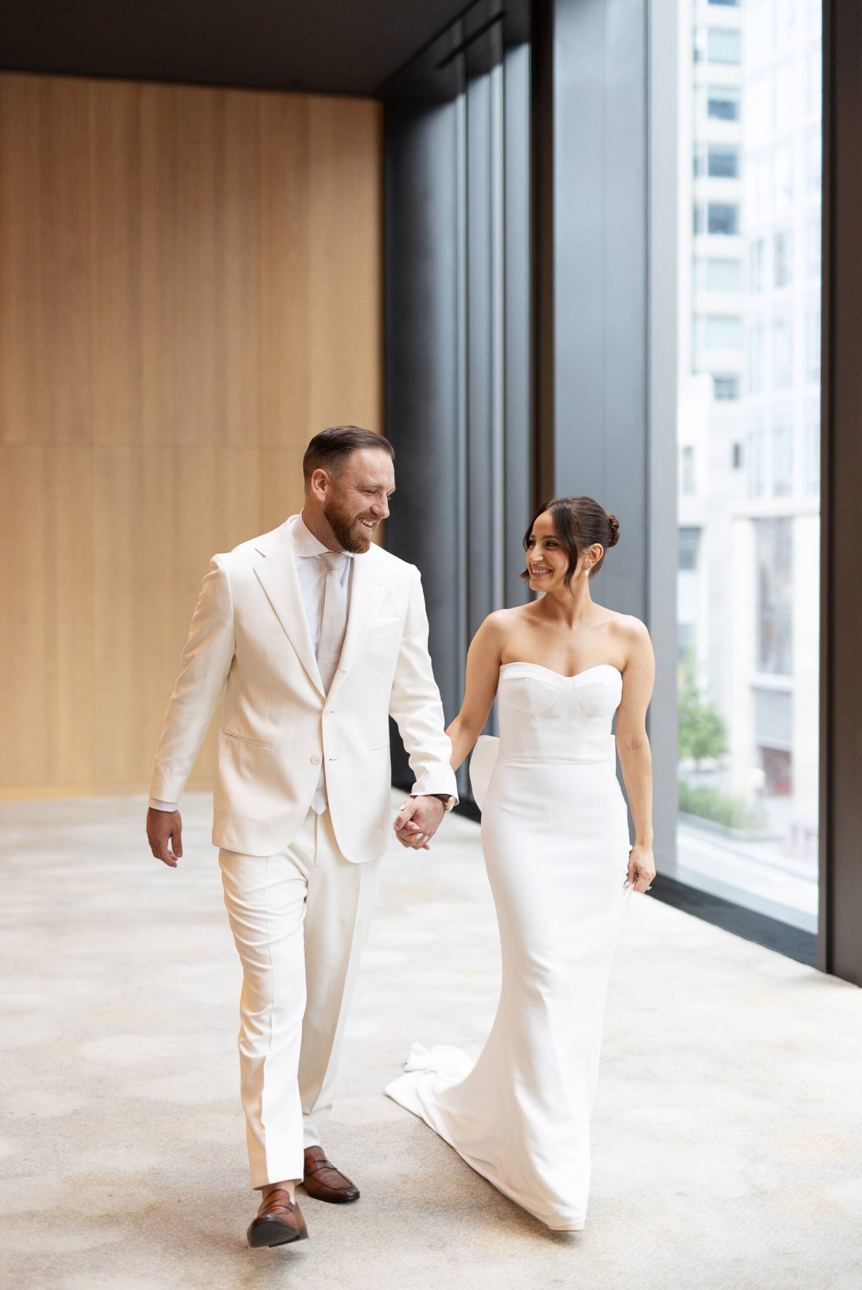 Bride and Groom Walk